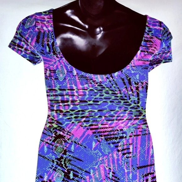 WAYF Colorful Animal Print Dress NWT 😍 - Picture 10 of 13